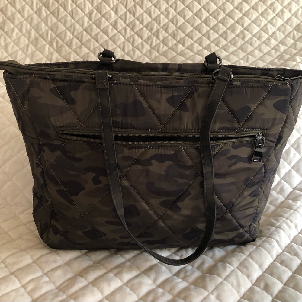 INC International Concepts Camouflage Quilted Tote